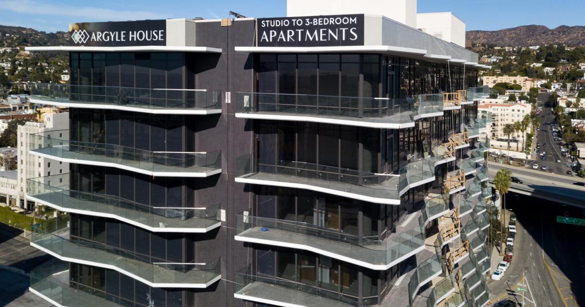 18Story Argyle House Nears Completion in Hollywood Urbanize LA